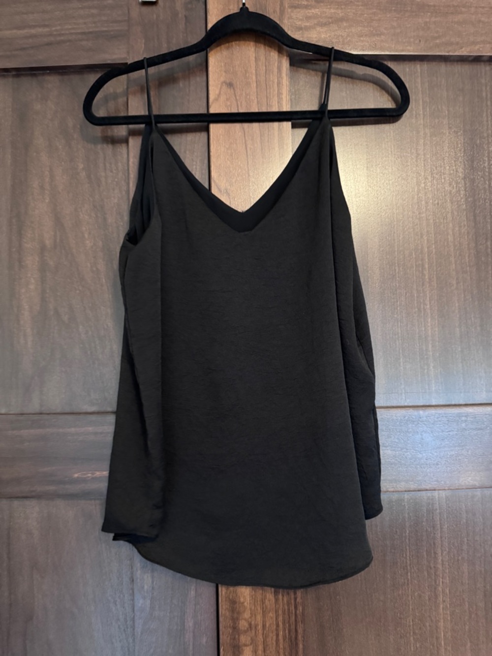 Express Black V-Neck Spaghetti Strap Cami